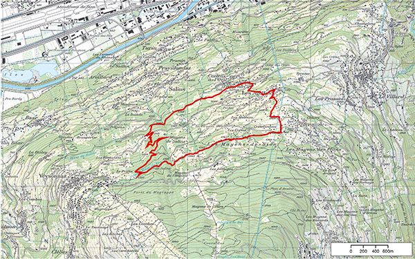 Circuit de randonnée La Vernaz - Bisse de Vex - Les Agettes